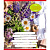Зошит для школярів "The Flower Garden" 024-590552K-3 у клітинку, 24 аркуші