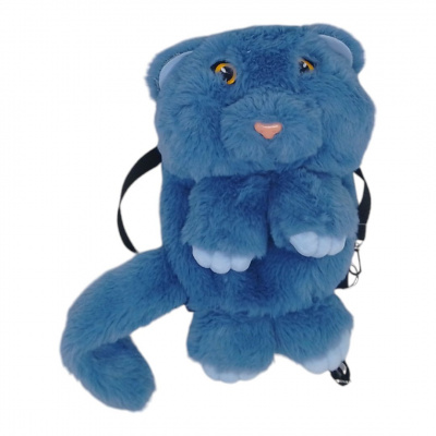 Рюкзак дитячий Котик (29 см), сіро-блакитний Копиця 00196-9