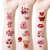 Набір тимчасових тату "Кольорові міні №2" color-tattoo-mini-set-2-30-F30, 30 штук, розмір 9,5 х 9,5 см