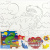 Картина по номерах дитяча Динозавр 31х31 см Dankotoys CBN-01-01,02,03,04...10