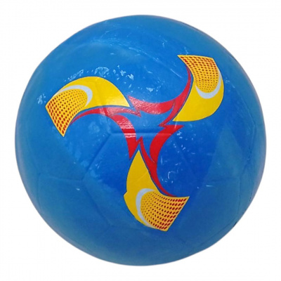 Мʼяч футбольний, гумовий №4 (синій) MIC FB24364