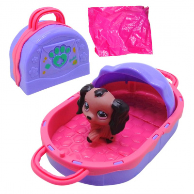Цуценя в сумочці Pet Club: ветеринар (фіолетовий) MIC CL21145-8