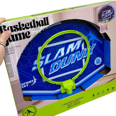 Баскетбольний набір (мʼяч, кошик, гачок для кріплення, насос короб. 37*4*33,5 см) MIC A-1V12