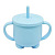 Силіконова чашка-поїлка, 200 мл, блакитна MiC №0302