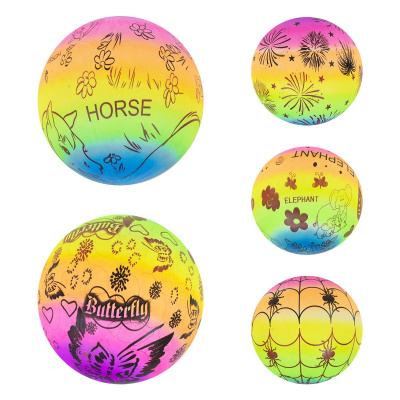 М'яч гумовий 23 см 5 шт MiC C40287