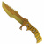 Ніж Мисливський CS GO (Gold) Сувенир-Декор HUN-G