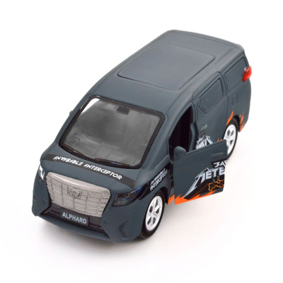 Машинка металева із серії Шеврони Героїв - Toyota Alphard - Загін метеликів TechnoDrive KM6011