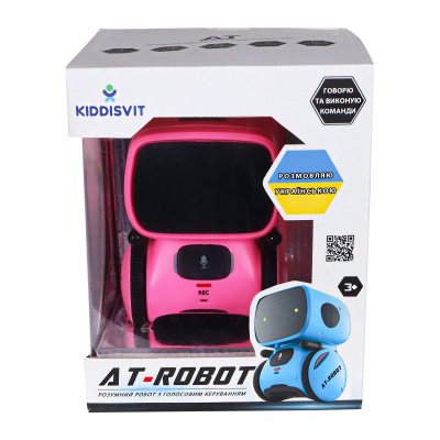 Інтеракт. робот з голосовим керуванням - AT-Rоbot (рожев., укр.) AT-Robot AT001-04-UKR