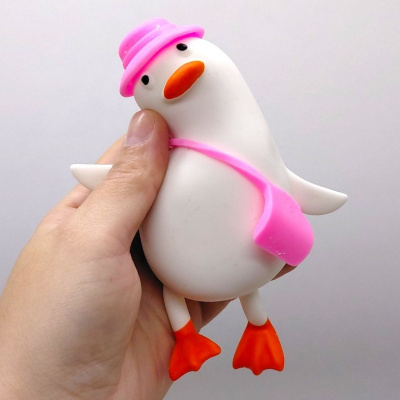 Іграшка антистрес Happy Duck (РОЖЕВИЙ) MIC MS-24-10-1384
