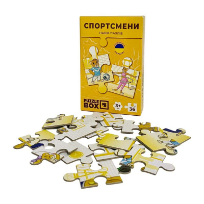 Набір пазлів «Спортсмени» 36 елементів JoyBand-Bontoy PB03