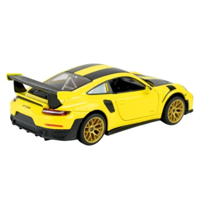 МАШИНА МЕТАЛЕВА АВТОПРОМ 1:32 PORSCHE 911 GT2 RS (ЖОВТИЙ) Автопром 68705