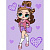 Картина за номерами "L.O.L. Surprise! Tweens Fancy Gurl" KHO6284, 30х40 см