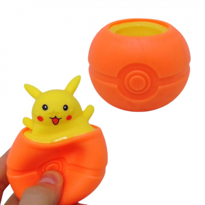 Антистрес “Аніме. Пікачу в покеболі”, помаранчевий MIC MS-24-10-1362