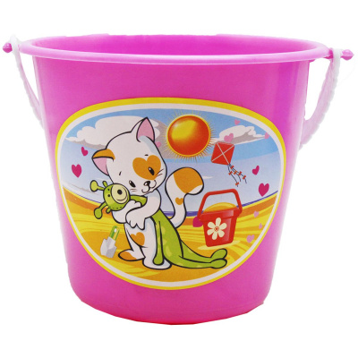 Відро дитяче Пляжні розваги, рожевий Maximus 5048
