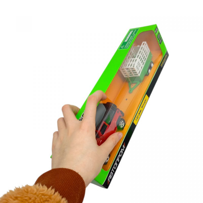 Машина+прицеп мет. 1:43 Toyota FJ,відкр.двері,короб.28*8*6,5см Автопром 43007TR