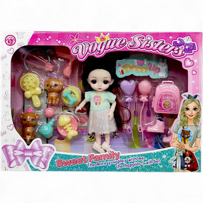 Лялька з аксесуарами (14 см), декоративні елементи, фігурки MIC DSJ299-Q