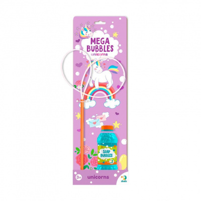 Мильні бульбашки Mega Bubbles Единорожки 450 мл Dodo 300244