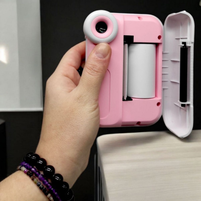 Фотоапарат-принтер Print camera, рожевий MIC C68258