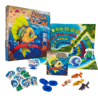 Настільна гра Aqua racing, укр Strateg 30416