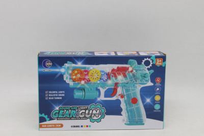Пістолет прозорий зі світлом Gear Gun MiC 1088+