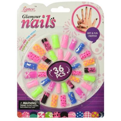 Накладні нігті Glamour Nails (36 шт) Eynee C3287