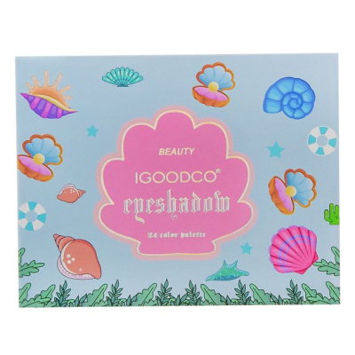 Косметика (палетка, тіні для повік, 24 цв, кисточка короб 16*13*1 см) igoodco IG2973