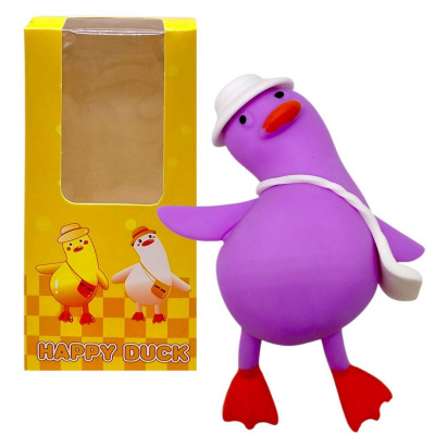 Іграшка антистрес Happy Duck (БУЗКОВИЙ) MIC MS-24-10-1384