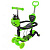Самокат дитячий 3-х колісний Scooter Children's SC2501(Green) 3в1 колеса що світяться, зелений