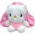 М’яка іграшка у стилі Sanrio з образом милої кішечки HELLO KITTY, 25 см МІС KA-23-2147