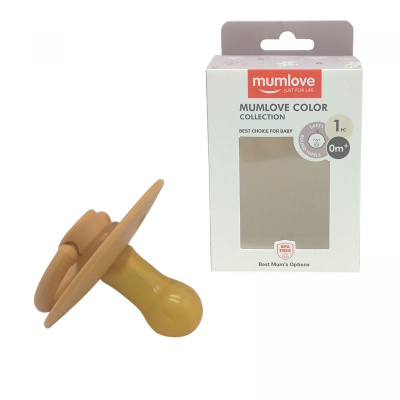 Латексна пустушка (0м+) (ГІРЧИЧНА) Mumlove №0525