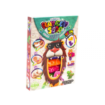 Набір для творчості Пластилінова мило, 6 кольорів (укр) Dankotoys PCS-03-01U,02