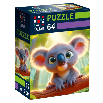 Пазли De.tail. Коала на гілці 64 деталі Vladi Toys DT1234-18