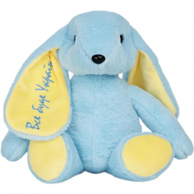 Плюшева іграшка Зайченя Патріот України FWPBUNNY22DBLUE01, 34 см