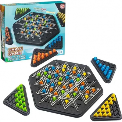 Настільна гра Трикутні шахи (triangle chess) MIC KJ-128