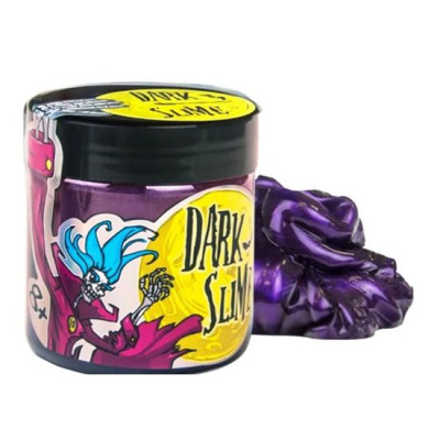 Слайм Dark slime перламутровий, фуксія Strateg 71832