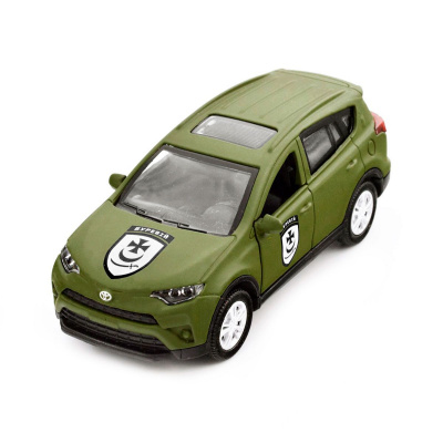 Машинка металева із серії Шеврони Героїв - Toyota Rav4 - Буревій TechnoDrive KM6198