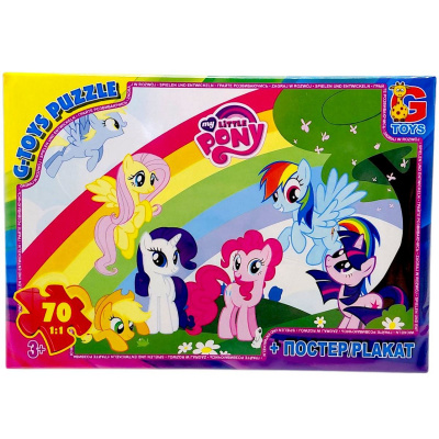Пазли із серії Моя маленька поні, 70 ел Gtoys MLP035