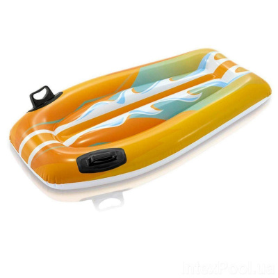 Матрац-плотик (жовтий) 112 х 62 см Intex 58165