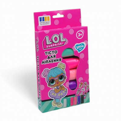 Набір для ліплення з тістом Lovin L.O.L. Surprise!, 6 кольорів Окто LOL41245