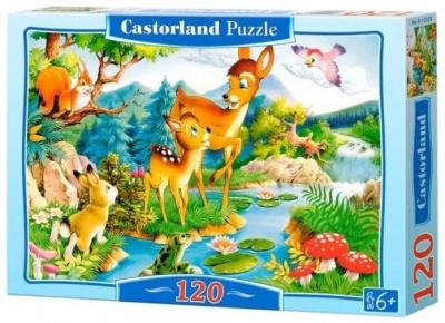 Пазли Бембі, 120 ел Castorland В-12176