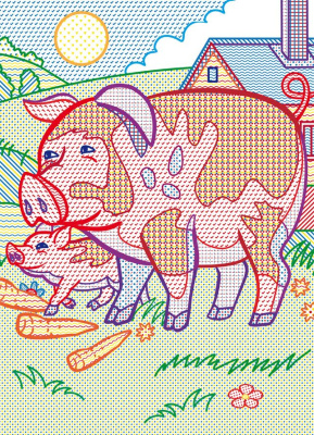 Книга Великі водні розмальовки: Домашні тварини Crystal Book F00025882