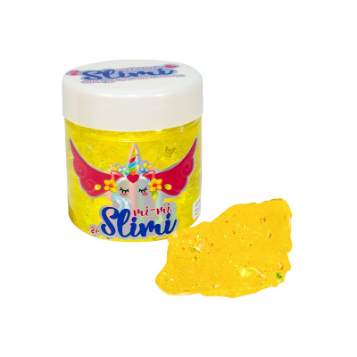 Дитячий слайм Mi-mi Slimi 71817(Yellow) з фольгою 150 г