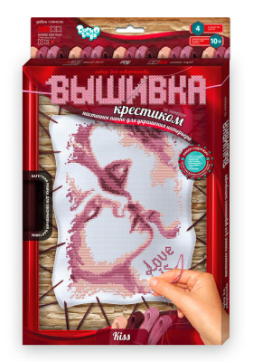 Набір для творчості Вишивка хрестиком по номерам на розтяжці DONKEY TOYS VK-02-02