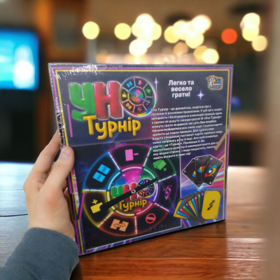Настільна гра Турнір Уно, 112 карток, рулетка Fun Game 29815