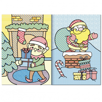 Дитяча аква-розмальовка з водним маркером "Hello Christmas" НТ-43-02