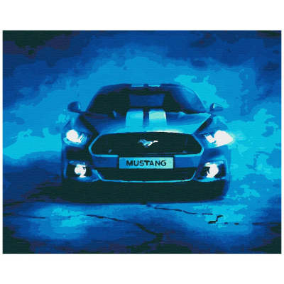 Картина за номерами Мустанг Riviera Blanca RB-0370