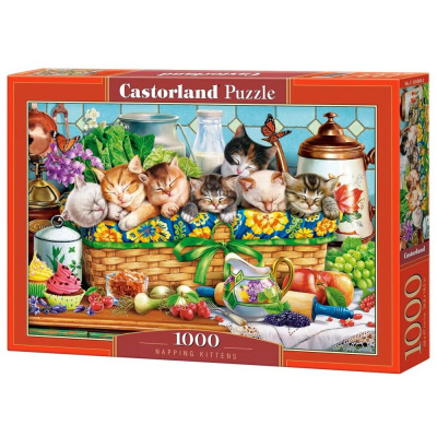 Пазли Дрімаючі кошенята, 1000 елементів Castorland C-105069