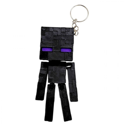 3D Брелоки MINECRAFT / МАЙНКРАФТ CHUBBY ENDERMAN / ЕНДЕРМЕН ГОЛОВАСТИК KEYCHAIN, 3D друк OYTOY 01035100