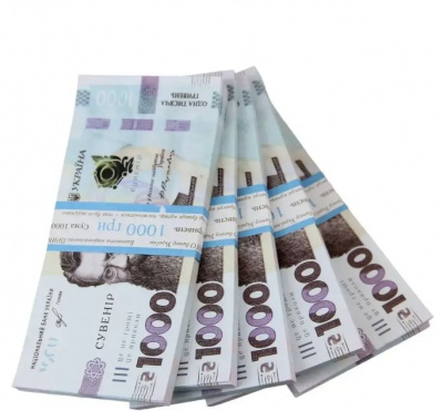 Сувенір номіналом 1000 гривень (80 шт купюр) MIC 28605