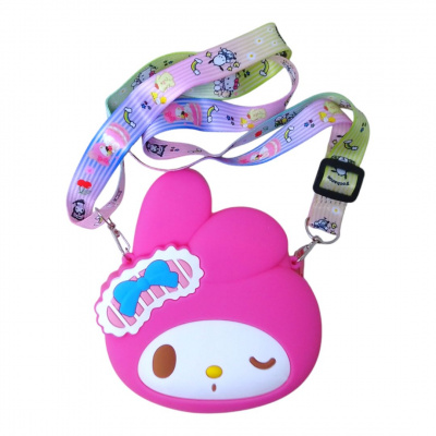 Сумочка аніме Sanrio. My Melody (Моя Мелоді), малинова MIC C68078